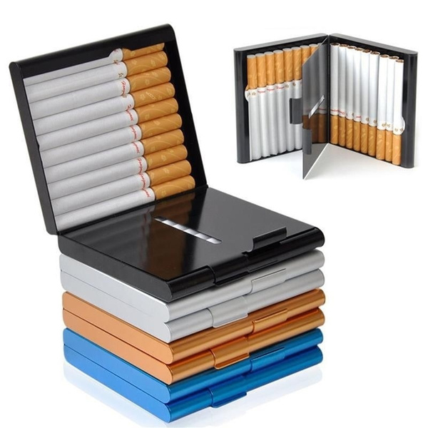 Durable Double Sided For 20 Cigarettes Holder Cigarette Case Pocket