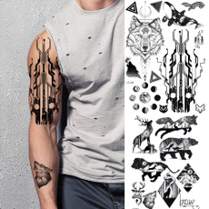 tattoo, art, blacktattoo, Tattoo sticker