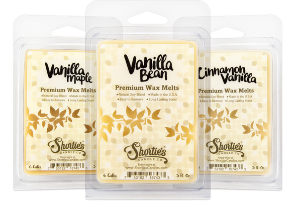 Vanilla Wax Melts Variety Pack - Vanilla Bean, Vanilla Maple