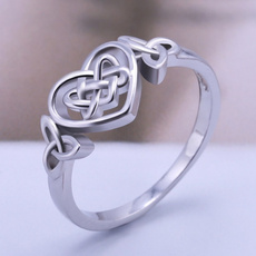 Couple Rings, Sterling, Celtic, wedding ring