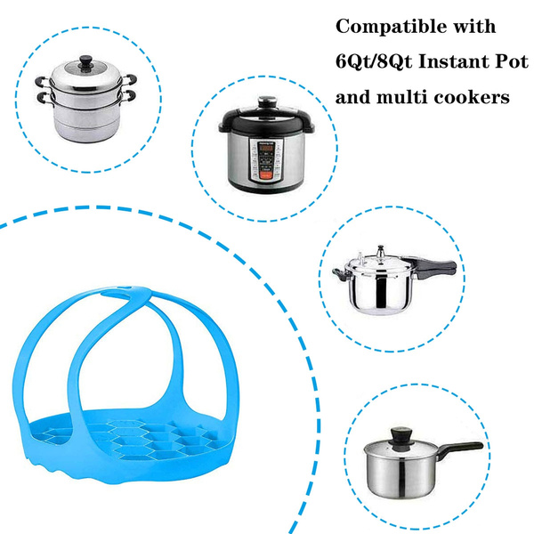 Pressure Cooker Sling, Silicone Bakeware Lifter Instant Pot Accessories  Anti-scalding Egg Steamer Rack