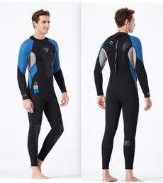 water, fullbodymen3mmneoprenewetsuit, Surfing, surfingswimmingdivingsuittriathlon