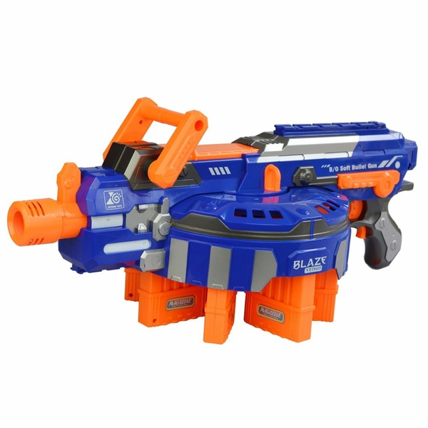 Electric Toy Gun NERF Toy Guns 48pcs Soft Bullet Big Gun Launchers