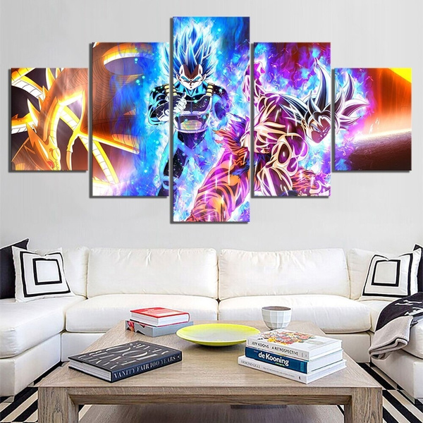 DRAGON BALL Z WALL ART GOKU VEGGETO ANIME WALL DECORATION