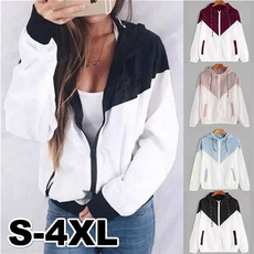 Plus Size, Zip, Coat, Tops