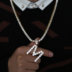 Copper, Chain Necklace, hip hop jewelry, Joyería de pavo reales
