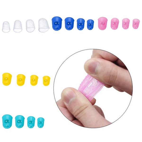 Silicone Finger Guards Guitar Fingertip Protectors For Ukulele