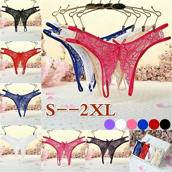 S-2XL Womens Tight Pant Lingerie Pants Underwear Panties Beauty