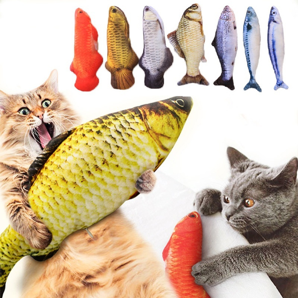 Cat 2024 fish toy