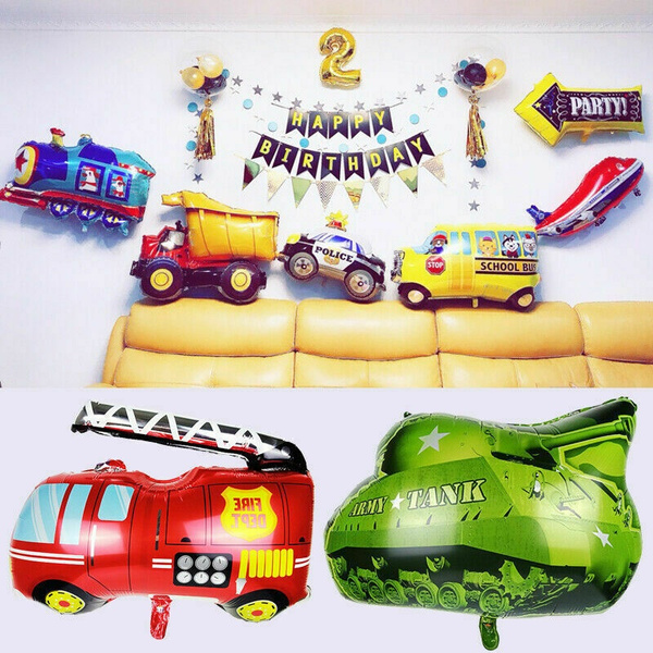 Cartoon Foil Balloon Ambulance Police Car School Bus Tank Train Fire Truck Birthday Party Home Decor Kids Children Toys Gifts | Wish Cartoon Foil Balloon Ambulance Police Car School Bus Tank Train Fire Truck Birthday Party Home Decor Kids Children Toys Gifts | Wish