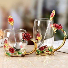 glasscup, butterfly, Gifts, Cup