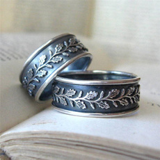 Sterling, 925 sterling silver, wedding ring, antiquesilver