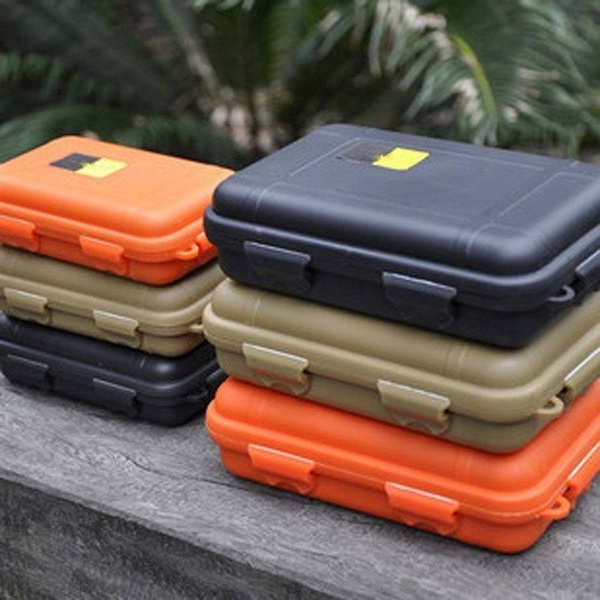 3 Color Outdoor Airtight Survival Storage Case Container Fishing Carry Box Heiß 