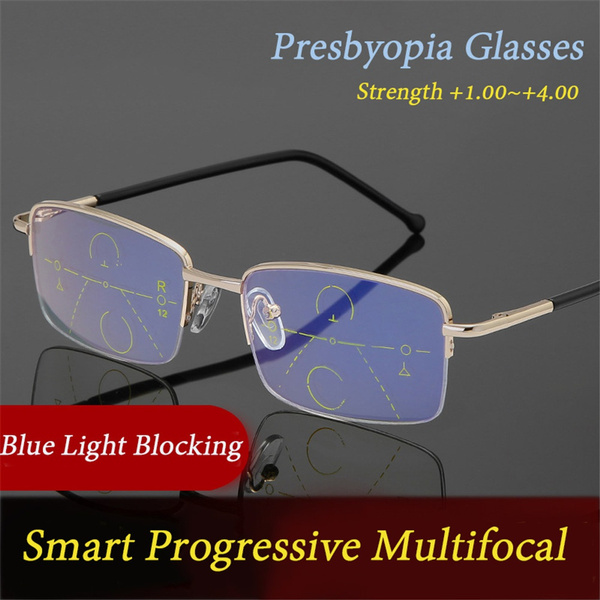 Oversized Quality Progressive Multifocal Reading Glasses Men