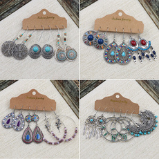ethnicearring, bohojewelry, Jewelry, vintage earrings