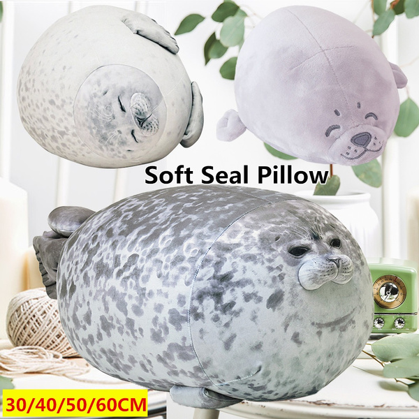 Chubby Blob Seal Plush Animal Toy Cute Ocean Pillow Pet Stuffed Doll Kids Gift*5 