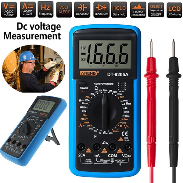 Lcd Digital Multimeter Current Clamp Current Clamp Ac/ Voltmeter