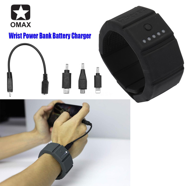 Source Power Bank Bracelet Wrist Portable Battery Silicone Band Powerbank  1500mAh Phone on malibabacom