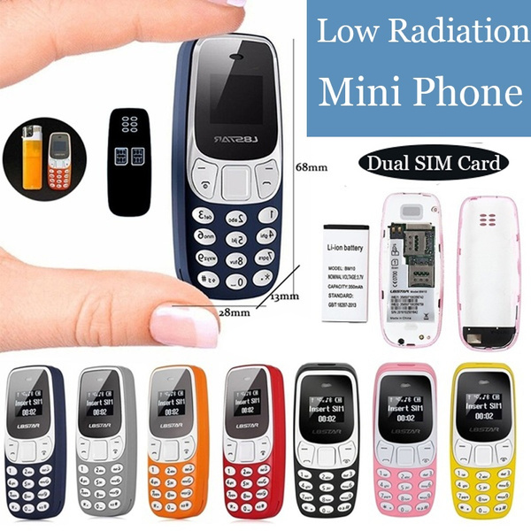 Mini Thumb Mobile Phone Ultralow Radiation Unlocked Mini Handset 0.66