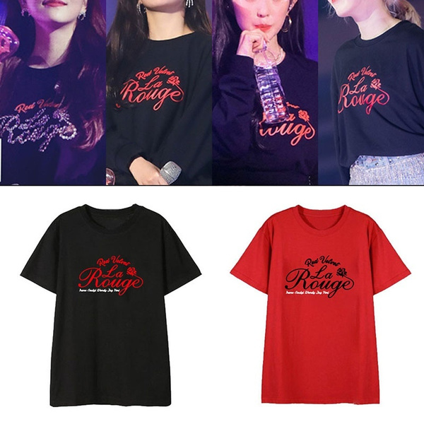 Red velvet t shirt sales mens