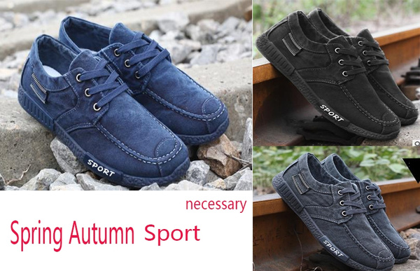 Buy ajay footwear Men Denim Jeans Sneakers Casual Shoes Blue-UK-6 at  Amazon.in