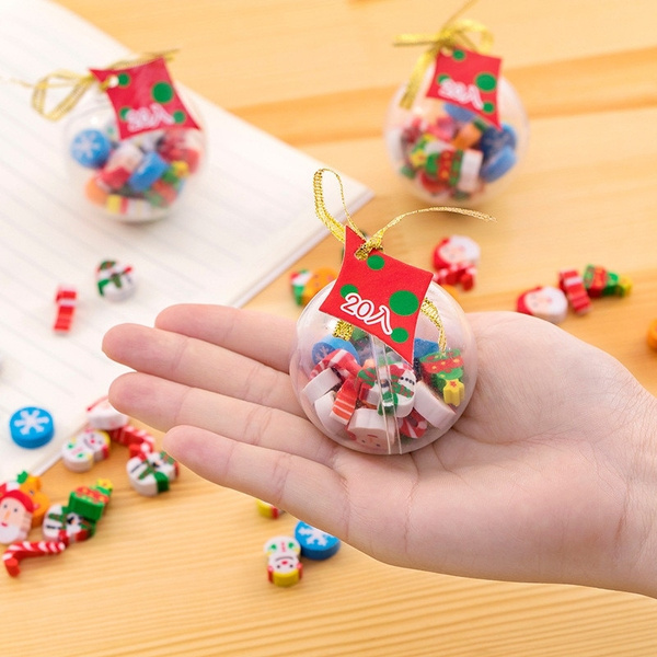 Snowman Puzzle Eraser