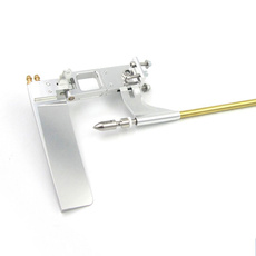 Brass, 4mmflexcableshaftstrutshaftbracketwithrudder, 4mmsoftshaftcomposition, 4mmsoftshaftcompositionwaterabsorptionrudder