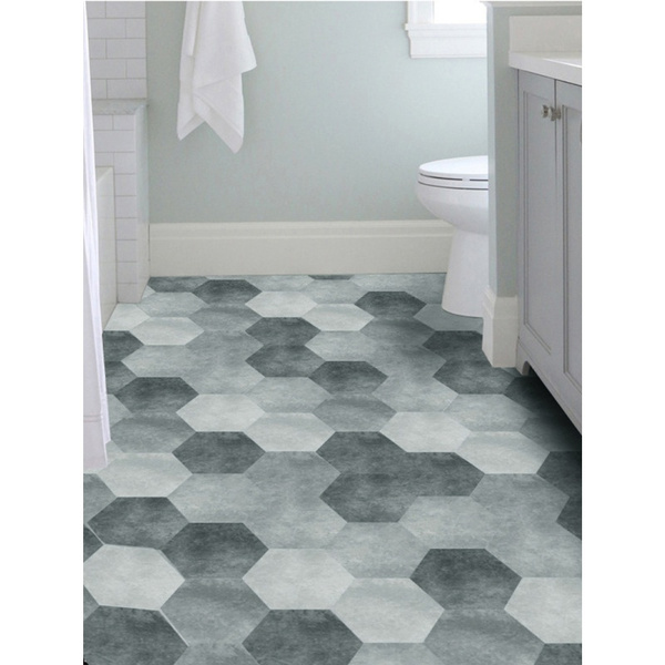 Non Slip Floor Decal Wallpaper, Are Floor Tile Stickers Durable