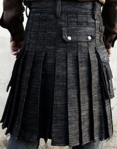Fashion, Handmade, denimskirt, kilt