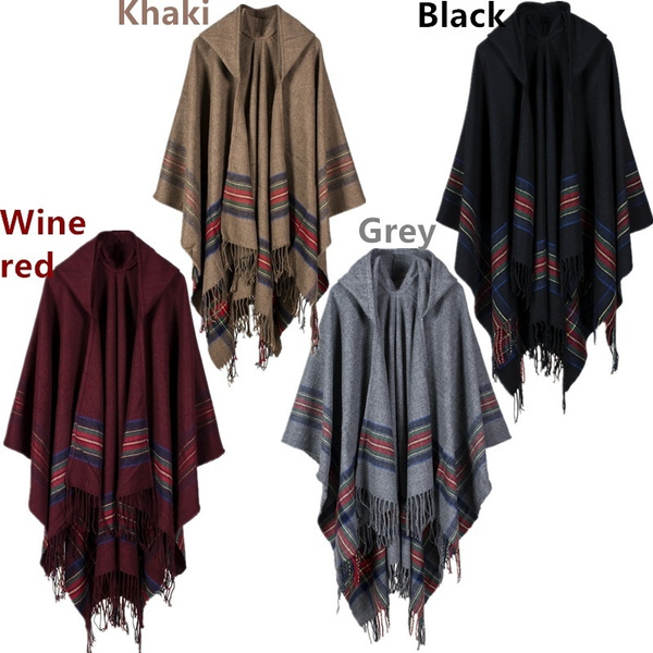 women's winter capes and wraps