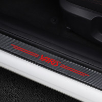 GEERUI 4PCS Threshold Protection Sticker Reflective Carbon Fiber Sticker Decorative Door Entry Guard Door Threshold Scratch Pad Film for Honda Accord Whtie-Accord(4PCS)