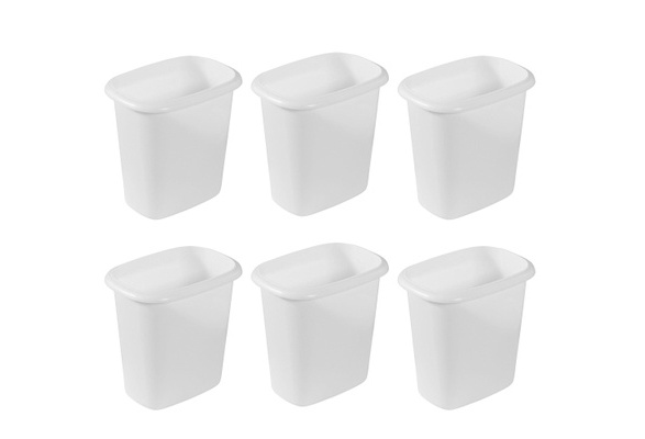 Rubbermaid 6 Quart Bedroom, Bathroom, and Office Wastebasket Trash