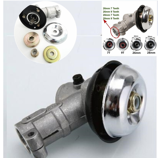 26mm Gearbox Gear Head Gearhead For Lawn Mower Trimmer Brush Cutter Tools 26mm Gearbox Gear Head Gearhead For Lawn Mower Trimmer Brush Cutter Tools