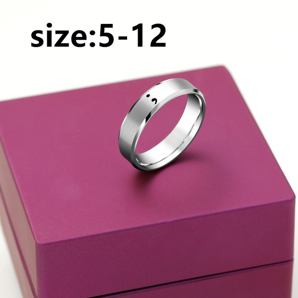 Suicide awareness hot sale semicolon ring