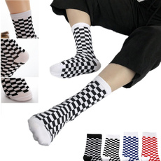 Cotton Socks, checkered, Socks, Men