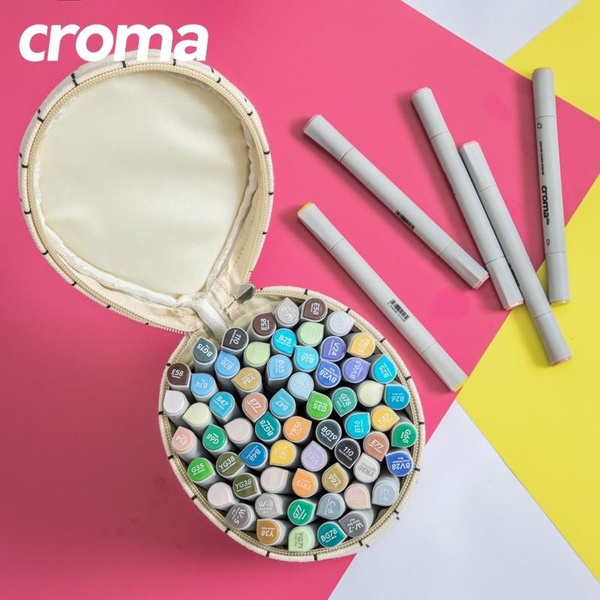 Croma 60Colors Animation Series Art Markers Pen Set Sketch Marker