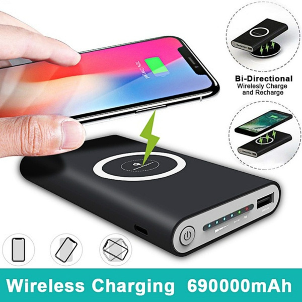 Qi Wireless Power Bank mah Portable Charger Backup External Battery Pack Fast Wireless Charging Power Bank Charger For Iphone Xs Xr X 8 Galaxy S9 And More Wish Qi Wireless Power Bank mah Portable Charger Backup External Battery Pack Fast Wireless Charging Power Bank Charger For Iphone Xs Xr X 8 Galaxy S9 And More Wish