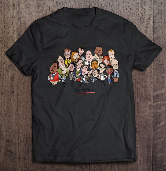 The Office Cartoons Character - T-shirts | Wish