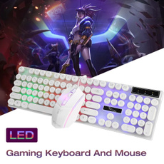 backlitkeyboard, keyboardandmouseset, wiredkeyboard, led