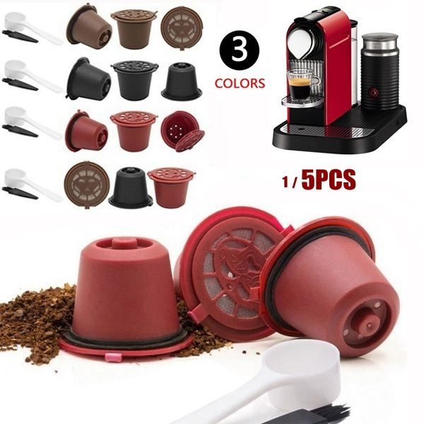 Reusable Refill Coffee Capsule Filter Shell for Nespresso Coffee Machine 