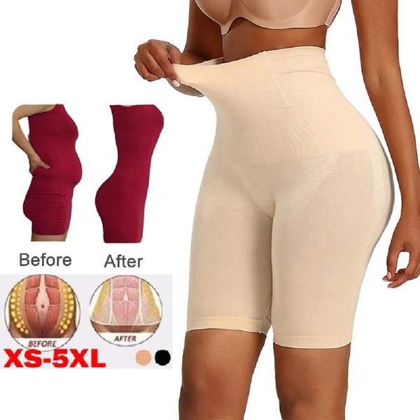Seamless High Waist Tummy Control Shapewear Pants for Women