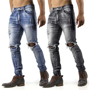 mens ripped jeans designer