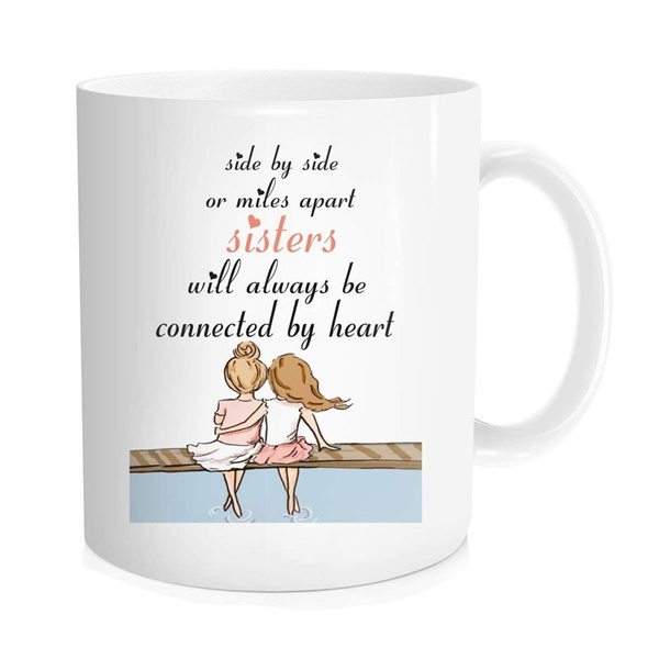 Best Sister Ever Mug, Funny Sisters Day Gifts from Sister, Birthday Gift  for My Worlds Greatest Sister, Coffee Mugs