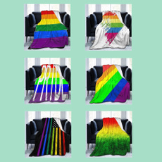 rainbow, blanketstapestry, softmicrofleececomfythrowblanket, bedroomaccessorie