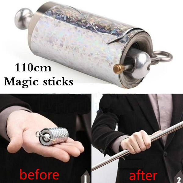 110cm Pocket Staff Portable Martial Arts Metal Staff Self Defense Stick