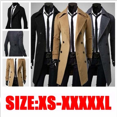 woolen coat, Fashion, longsectioncoat, winter coat
