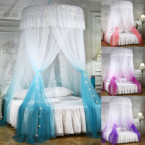 Children Bed Canopy Polyester Hanging Mosquito Net Princess Dome Bed Tent $S1 