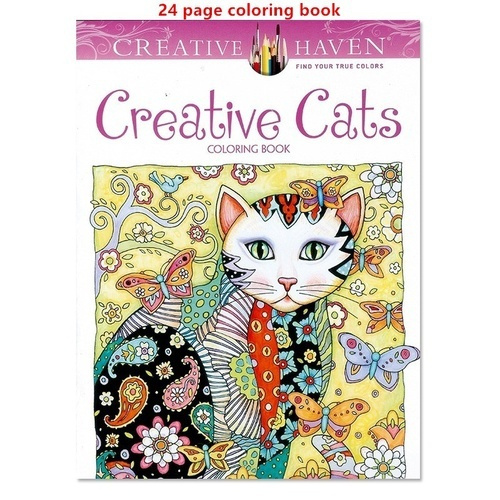 Creative Haven Cats Coloring Book - (adult Coloring Books: Pets