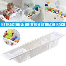 bathroomorganizer, storagerack, bathtub, Plastic