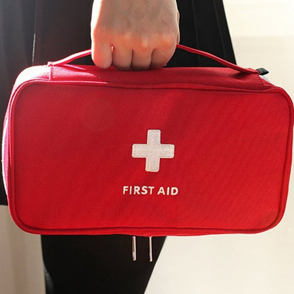 Empty Large First Aid Kit Emergency Medical Box Portable Travel Outdoor  Camping Survival Medical Bag Big Capacity for Home/Car